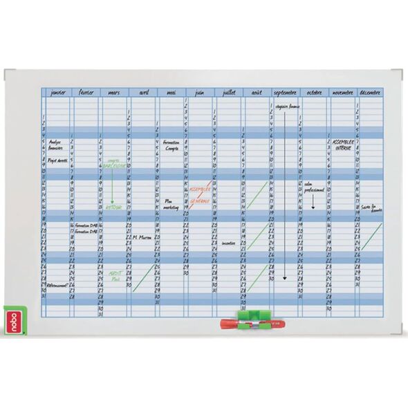 Nobo PLANER ROCZNY NOBO 60X90 CM PERFORMANCE 6597181 3147330087619