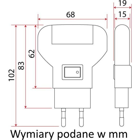 Lampka wtykowa do gniazdka Rum-Lux LED  (12931) 6607350 5905003006170