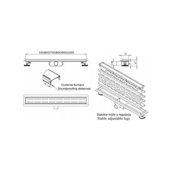 Hydroland HYDROLAND ODWODNIENIE LINIOWE FALA 600 // OD.H.FALA-600 6630899 5900308735770
