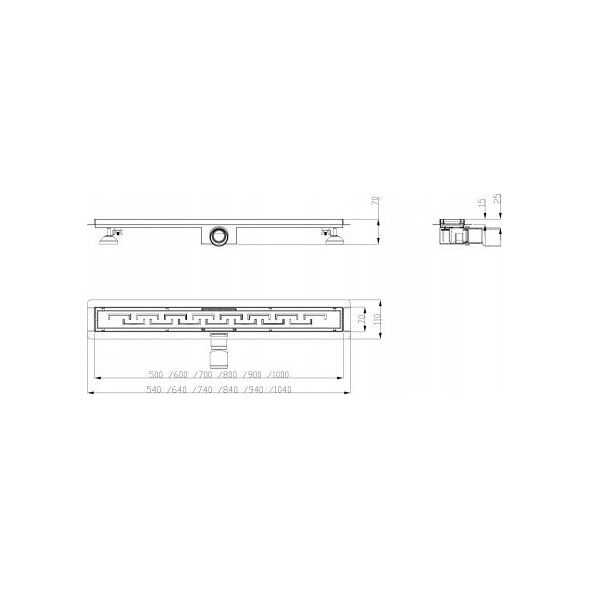 Hydroland HYDROLAND ODWODNIENIE LINIOWE GREK 900 // OD.H.GREK-900 6630906 5900308736531