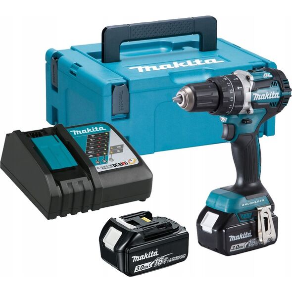 Wiertarko-wkrętarka Makita DHP484RFJ 18 V 2 x akumulator 3 Ah 6635577 1110003137999