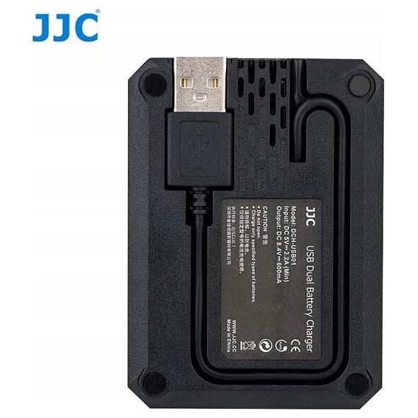 Ładowarka do aparatu JJC Podwójna Ładowarka Usb Do Olympus Bls-1 / Bls-5 / Bls-50 6640782 6950291562586
