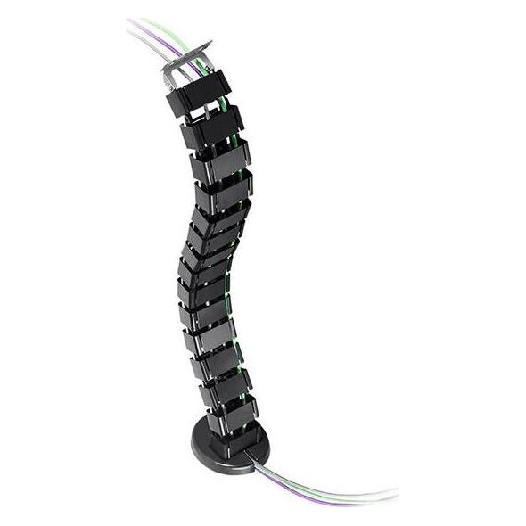 Organizer Icy Box Spirala na przewody Czarny 1 sztuka  (IB-MSA104-CM) 6648736 4250078165989