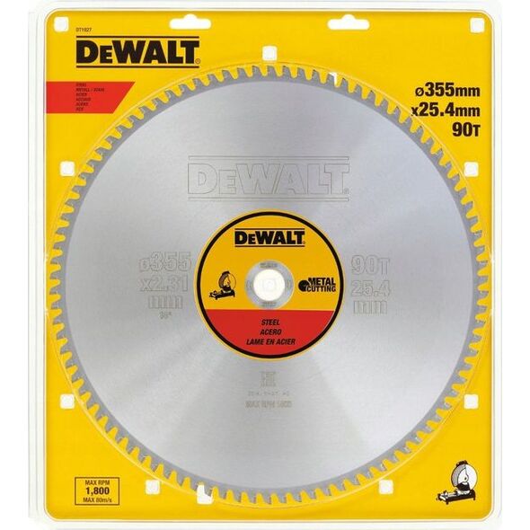Dewalt Piła Tarcz 355x25,4mmx90z Dt1927-qz 6665039 5035048093450