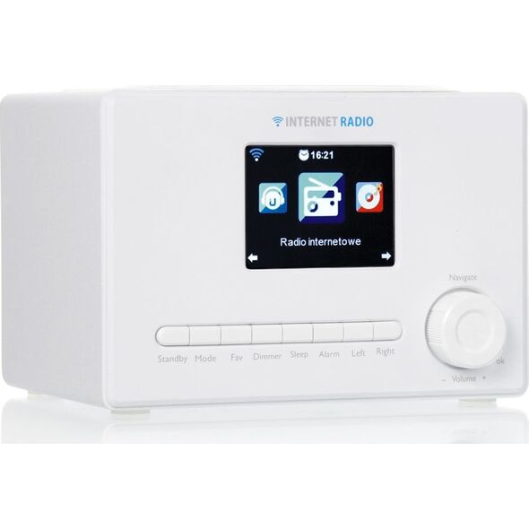 Radioodtwarzacz Art RADIO INTERNETOWE WIFI1002 3.2" color LCD białe ART 6669608 5902115406126