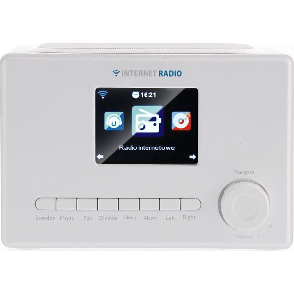 Radioodtwarzacz Art RADIO INTERNETOWE WIFI1002 3.2" color LCD białe ART 6669608 5902115406126