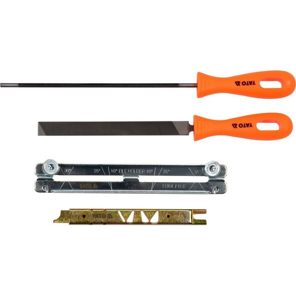 Yato YATO ZESTAW DO OSTRZENA ŁAŃCUCHA 4,5mm kpl.4cz. YT-85041 6701682 5906083056338