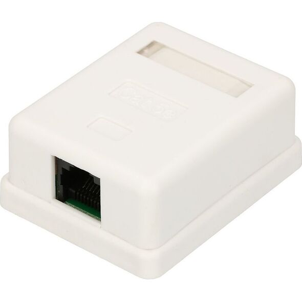 ExtraLink EXTRALINK 1XRJ45 CAT5E UTP WALL MOUNT OUTLET 6747764 5902560369632