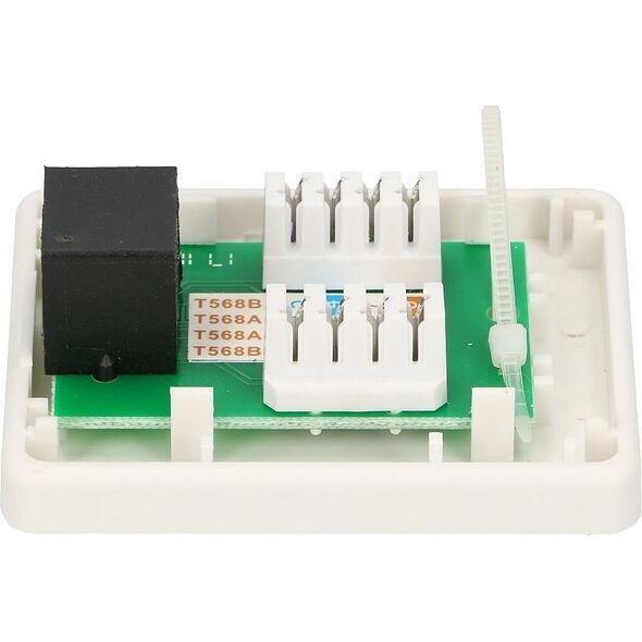 ExtraLink EXTRALINK 1XRJ45 CAT5E UTP WALL MOUNT OUTLET 6747764 5902560369632