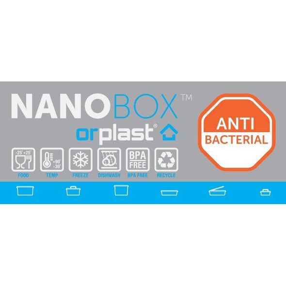 ORPLAST NanoBox maisto saugojimo indas, 4,5 L 6750420 5902541132217
