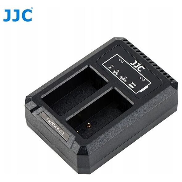 Ładowarka do aparatu JJC Podwójna Ładowarka Usb Do Panasonic Dmw-blc12 / Sigma Bp-51 / Leica Bp-dc12 6751476 6950291561930