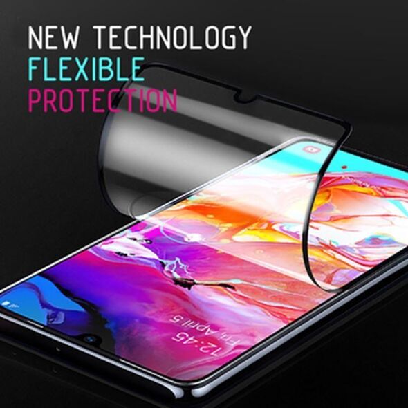 Crong Crong 7D Nano Flexible Glass - Szkło hybrydowe 9H na cały ekran Nokia 3.1 uniwersalny 6770569 5907731981125