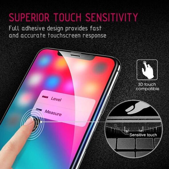 Crong Crong Edge Glass 4D Full Glue - Szkło hartowane na cały ekran Huawei Mate 10 uniwersalny 6770599 5907731982405