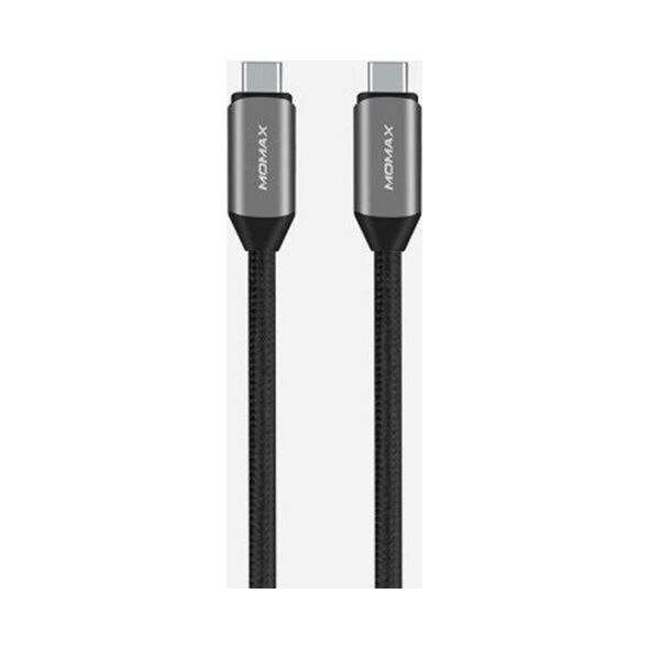 Kabel USB Momax USB-C - USB-C 1 m Czarny (36317-uniw) 6770762 4894222051690