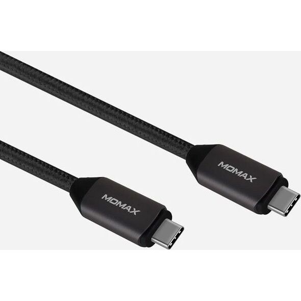 Kabel USB Momax USB-C - USB-C 1 m Czarny (36317-uniw) 6770762 4894222051690