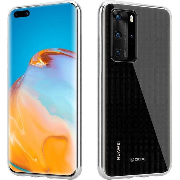 Crong Crong Crystal Slim Cover - Etui Huawei P40 (przezroczysty) uniwersalny 6770830 5907731983921