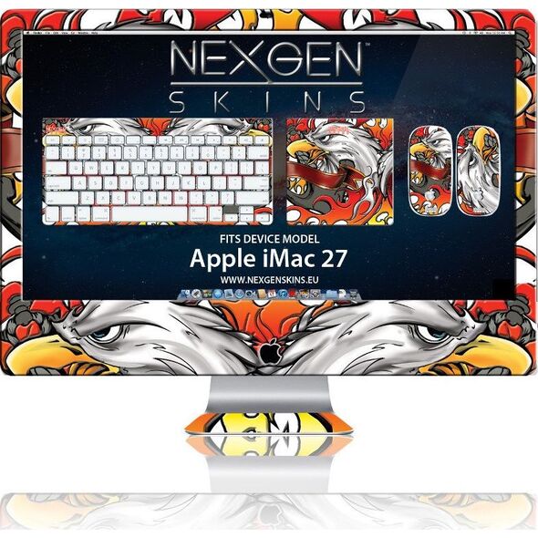 Nexgen Skins Zestaw skórek na obudowę z efektem 3D iMac 27 (Iron Eagle 3D) 6771074 758524874026
