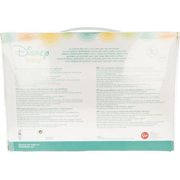 Disney Mickey Mouse - Duży zestaw naczyń do mikrofali (5 szt) uniwersalny 6772103 8412497440795