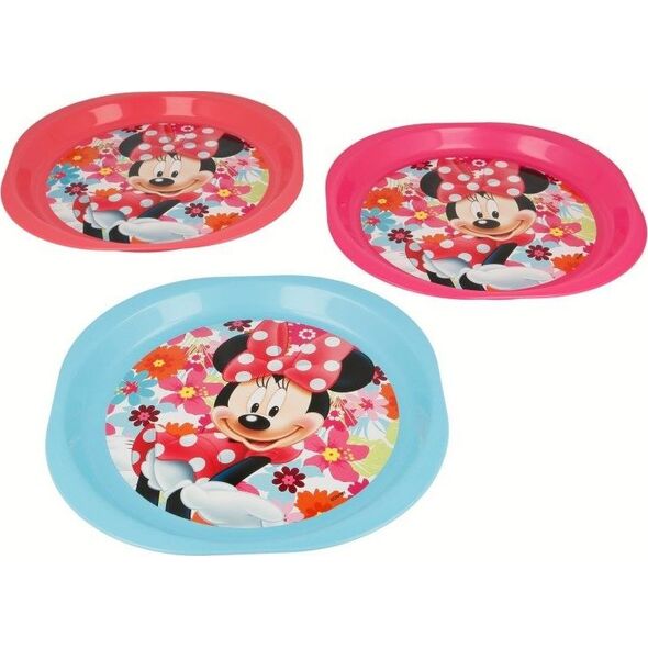 Disney Minnie Mouse - Zestaw 3 talerzyków piknikowych uniwersalny 6772115 8412497145799