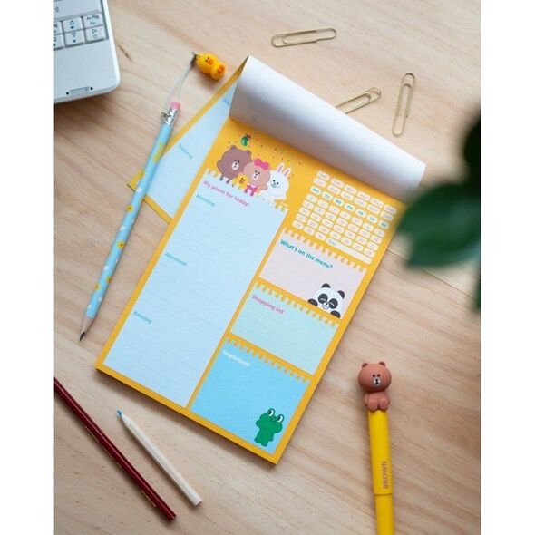 Line Friends LINE FRIENDS - Planner dzienny uniwersalny 6784601 8435497223601