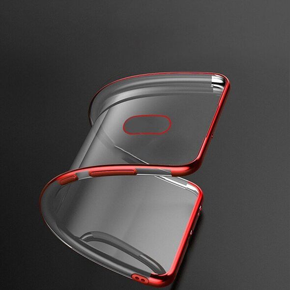 Hurtel Clear Color case żelowy pokrowiec etui z metaliczną ramką Xiaomi Redmi 8A niebieski 6785006 9111201898103