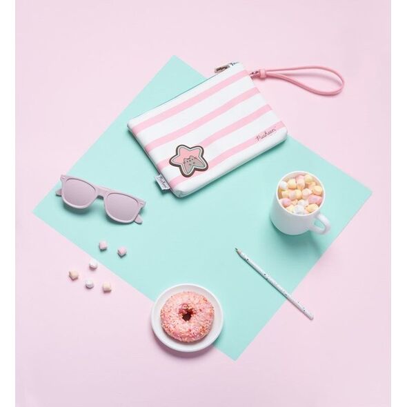Piórnik Pusheen Pusheen - Rose Collection kosmetyczka (23 x 16,5 x 2,5 cm) uniwersalny 6785665 8435497228316