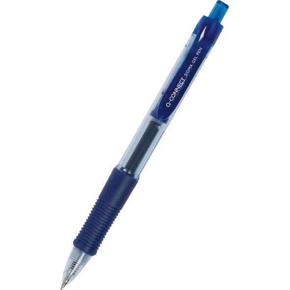 Q-Connect Długopis automatyczny żelowy Q-CONNECT 0,5mm (linia), niebieski 6793563 5705831003828