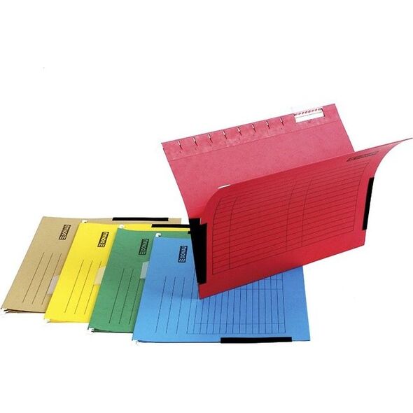 Donau Teczka zawieszkowa DONAU z boczkami, A4, 230gsm, żółta 6801883 9003106063819