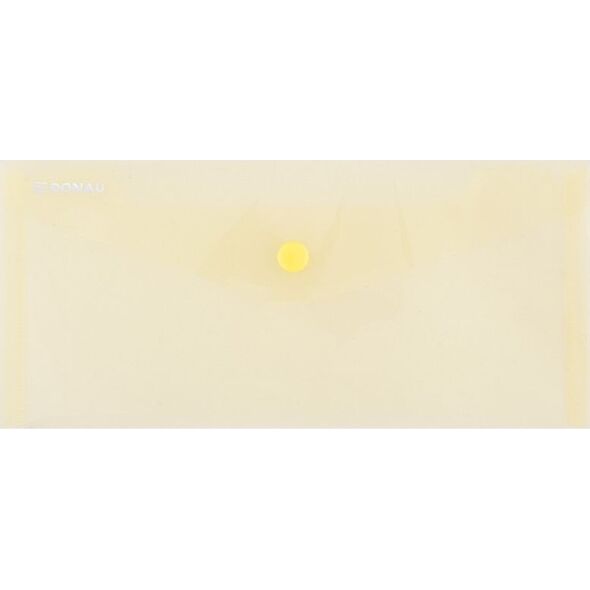 Donau Teczka kopertowa DONAU zatrzask, PP, DL, 180mikr., żółta 6801891 5901498044543