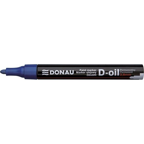 Donau Marker olejowy DONAU D-Oil, okrągły, 2,8mm, niebieski 6802067 5901503659519