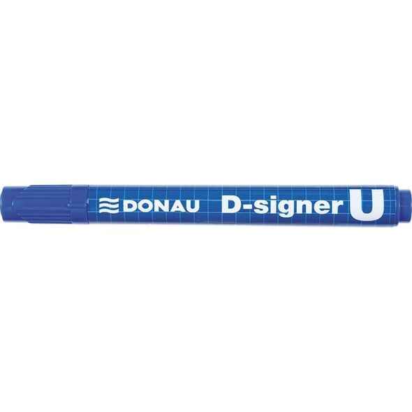 Donau Marker permanentny DONAU D-Signer U, okrągły, 2-4mm (linia), niebieski 6802075 5901498010678