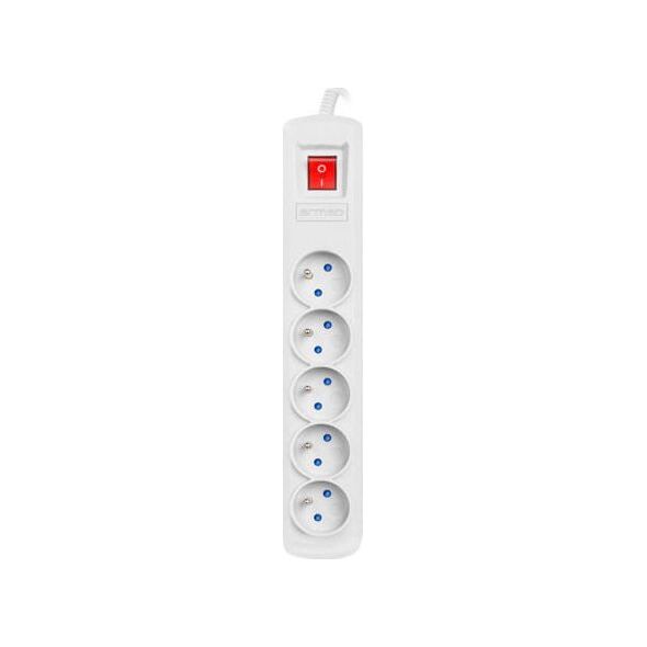 Listwa zasilająca Armac ARC5 przeciwprzepięciowa 5 gniazd 1.5 m szara (ARC5/15/SZ) 6858250 5904722197237