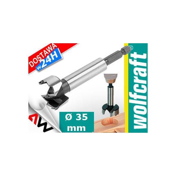 Wolfcraft Wiertło Forstnera 35/90 Wolfcraft 1 szt. 6870168 4006885331006
