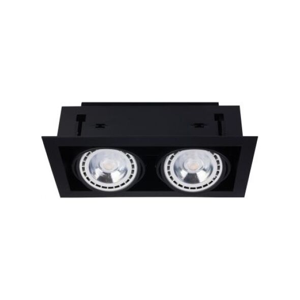 Nowodvorski Plafon Nowodvorski Downlight 9570 II lampa sufitowa oprawa spot 2X75W GU10 ES111 czarny 6896917 5903139957090