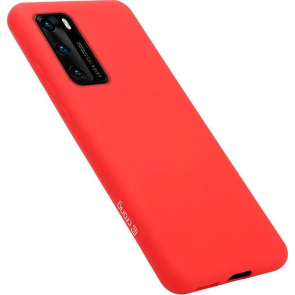 Crong Crong Color Cover etui plecki na Huawei P40 (czerwony) 6937620 5907731984799