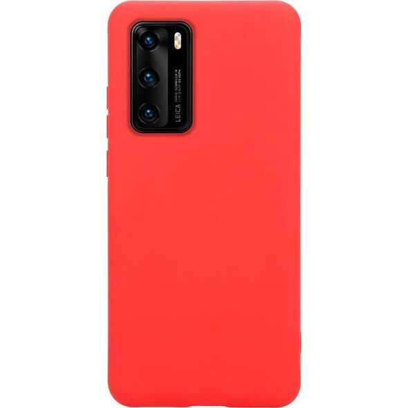 Crong Crong Color Cover etui plecki na Huawei P40 (czerwony) 6937620 5907731984799