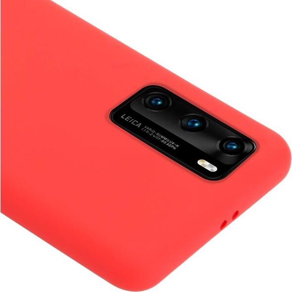 Crong Crong Color Cover etui plecki na Huawei P40 (czerwony) 6937620 5907731984799