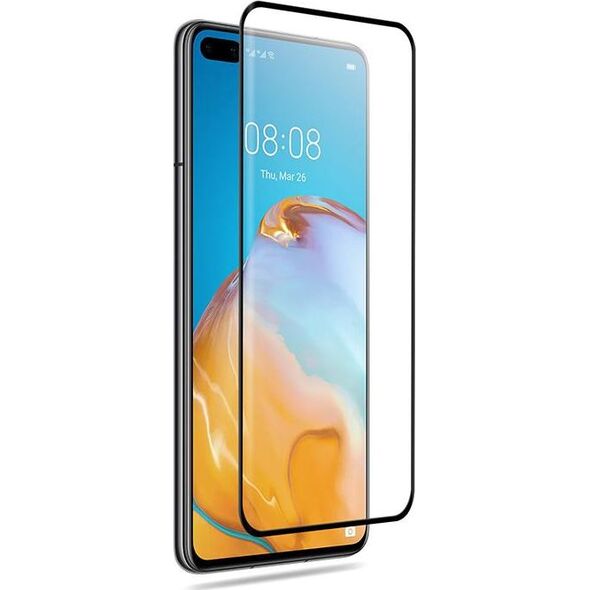 Crong Crong 3D Armour Glass Szkło Hartowane 9H na ekran Huawei P40 + ramka instalacyjna 6937721 5907731984218