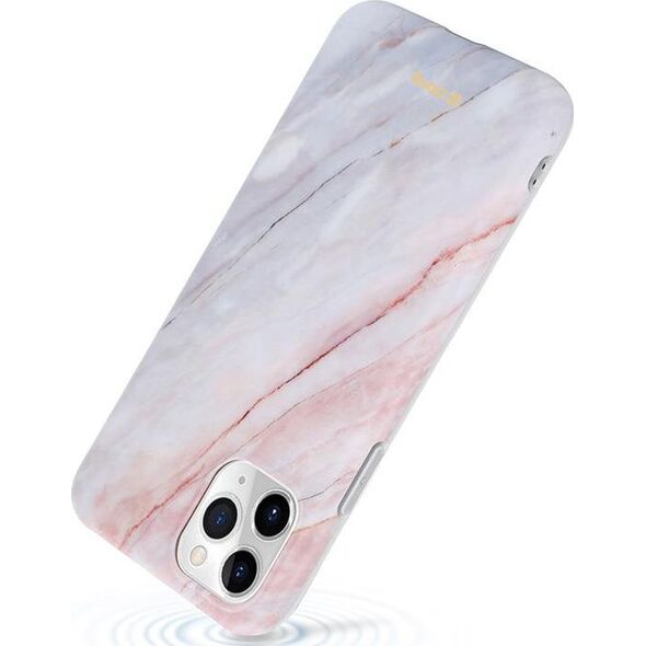 Crong Crong Marble Case etui ochronne na iPhone 11 Pro (różowy) 6937758 5907731985062