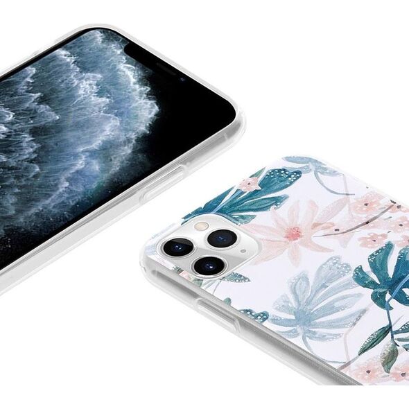 Crong Crong Flower Case etui ochronne na iPhone 11 Pro (wzór 01) 6937766 5907731984959