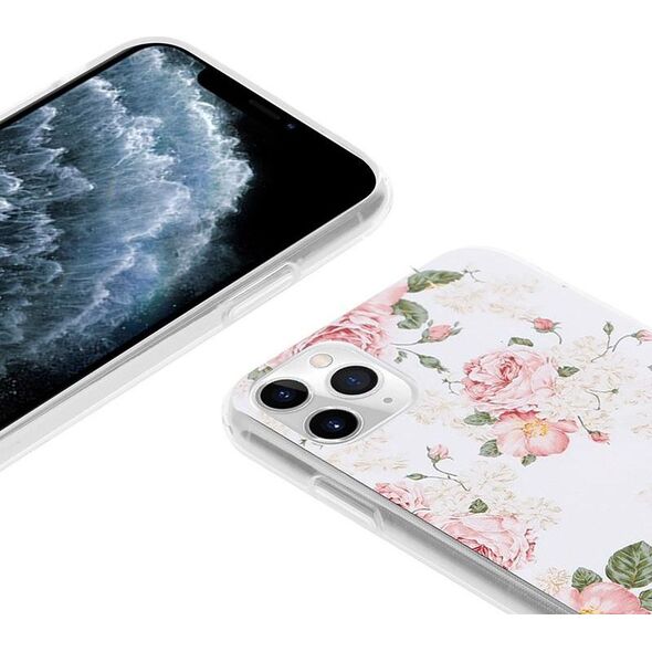 Crong Crong Flower Case etui ochronne na iPhone 11 Pro (wzór 02) 6937767 5907731984966