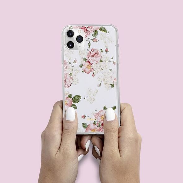 Crong Crong Flower Case etui ochronne na iPhone 11 Pro (wzór 02) 6937767 5907731984966