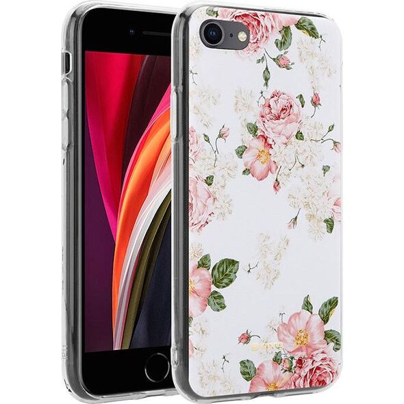 Crong Crong Flower etui ochronne na iPhone SE 2020 / 8 / 7 (wzór 02) 6937768 5907731984935