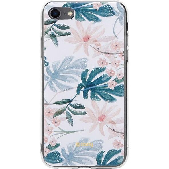 Crong Crong Flower etui ochronne na iPhone SE 2020 / 8 / 7 (wzór 01) 6937769 5907731984928