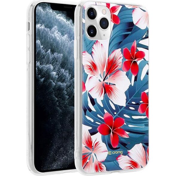 Crong Crong Flower Case etui ochronne na iPhone 11 Pro (wzór 03) 6937770 5907731984973