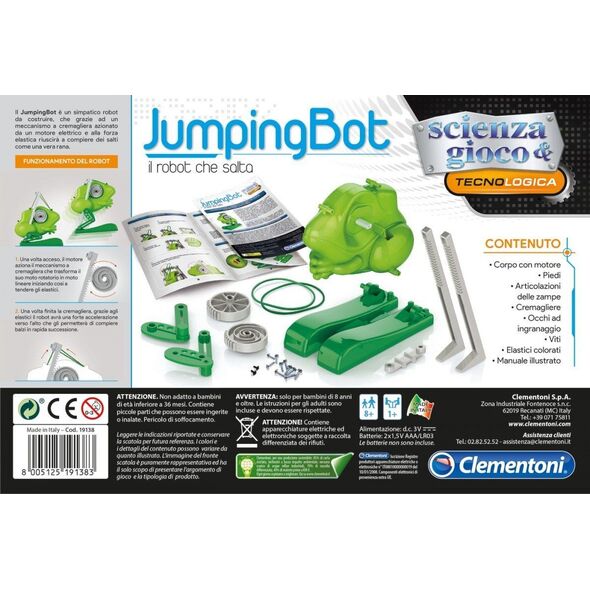 Clementoni Robot interaktywny Jumpingbot 7007014 8005125503254