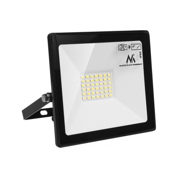 Naświetlacz Maclean Naświetlacz LED slim 30W, 2400lm Neutral White (4000K) Maclean Energy MCE530 NW, IP65, PREMIUM 7079155 5902211117117