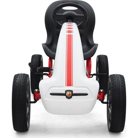 Milly Mally Milly Mally Gokart na pedały Abarth White 7079208 5901761125795