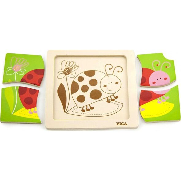 Viga Viga 50140 Puzzle na podkładce - biedronka 7079228 6934510501402