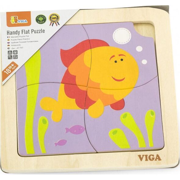 Viga Viga 50144 Puzzle na podkładce - rybka 7079229 6934510501440